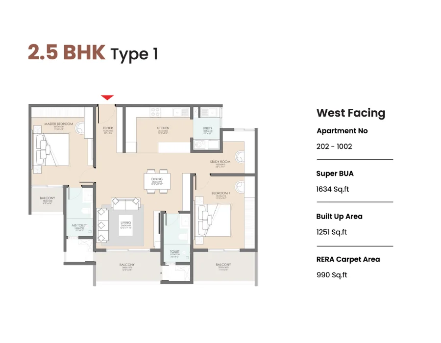 2.5-BHK 1