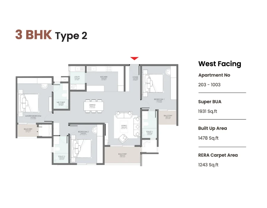3BHK 2